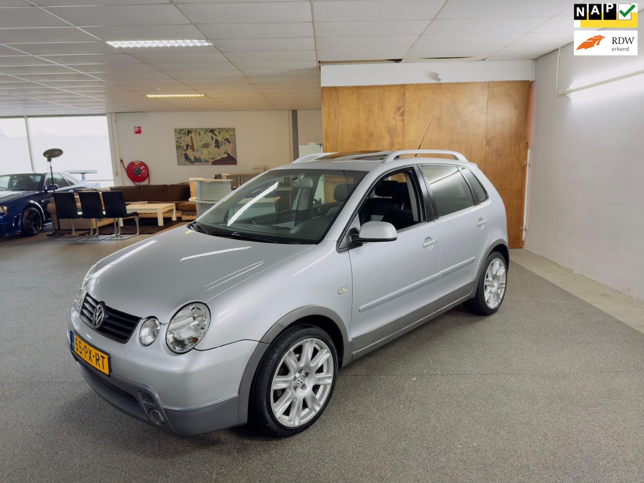 Volkswagen Polo - 1.4-16V CROSS Apk Nieuw,Airco,Cruise,Schuifdak,N.A.P,Lm velgen,5Deurs,Topstaat!! - AutoWereld.nl