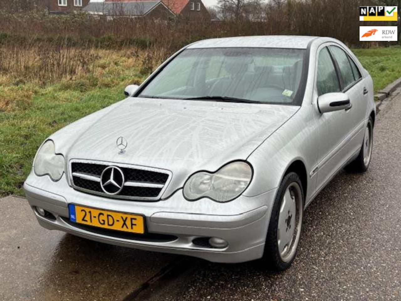 Mercedes-Benz C-klasse - 200 K. Elegance ECC Audio/CD Electric pakket ABS ESP LMV 18" Dealeronderhoud 107.346 km's - AutoWereld.nl