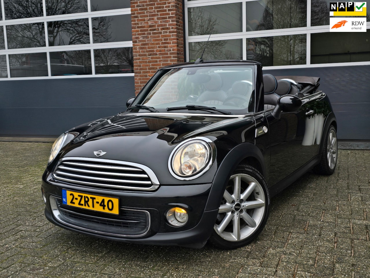 MINI Cabrio - Mini 1.6 One Highgate |Leer |Navi |Nap - AutoWereld.nl