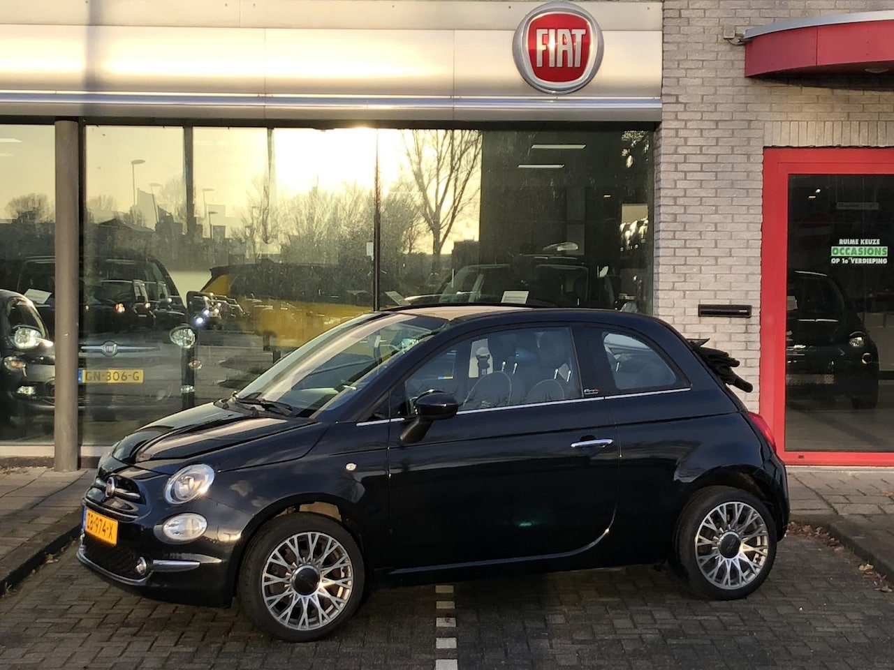 Fiat 500 C - TwinAir Turbo 80 Lounge NAVI|AIRCO|PDC|16" - AutoWereld.nl