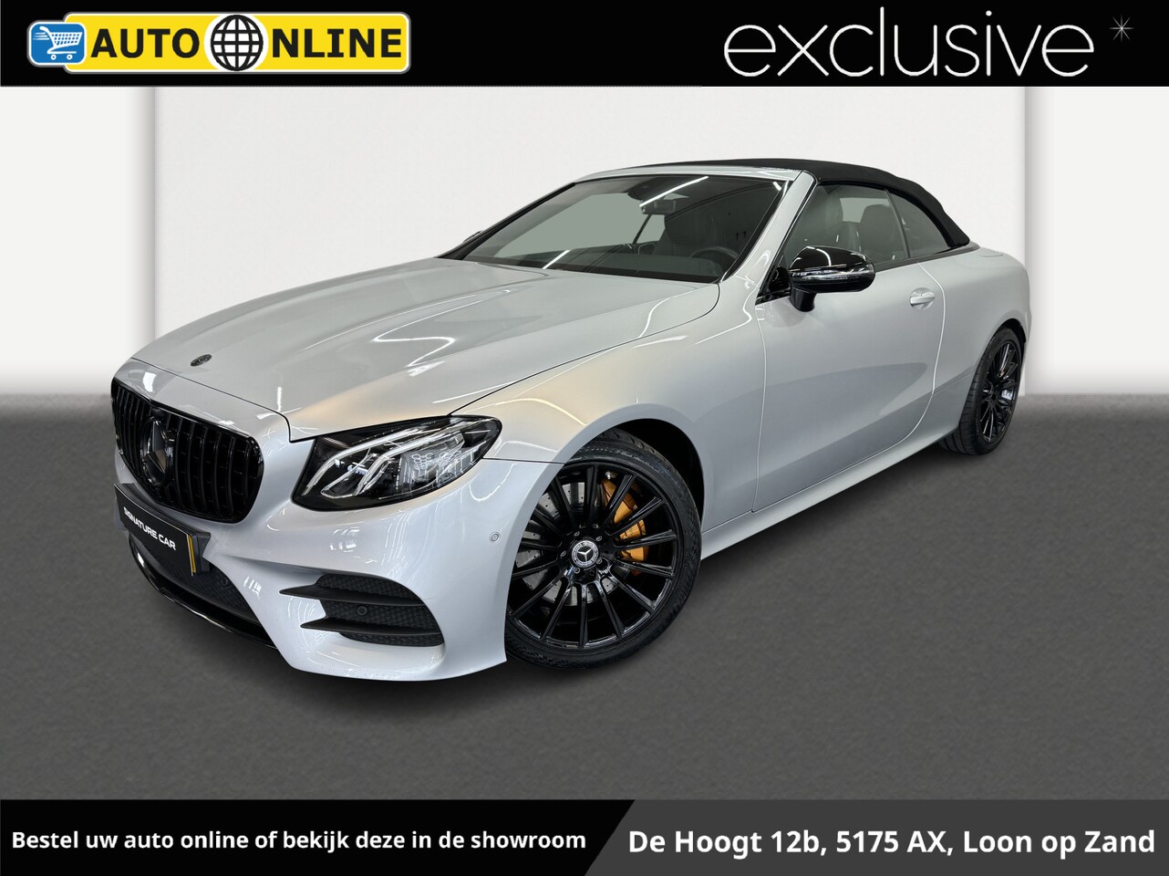 Mercedes-Benz E-klasse Cabrio - 350 Premium Plus✅AMG-Line✅Sfeerverlichting✅Trekhaak✅Stoelverwarming✅Virtual Cockpit✅Nekver - AutoWereld.nl