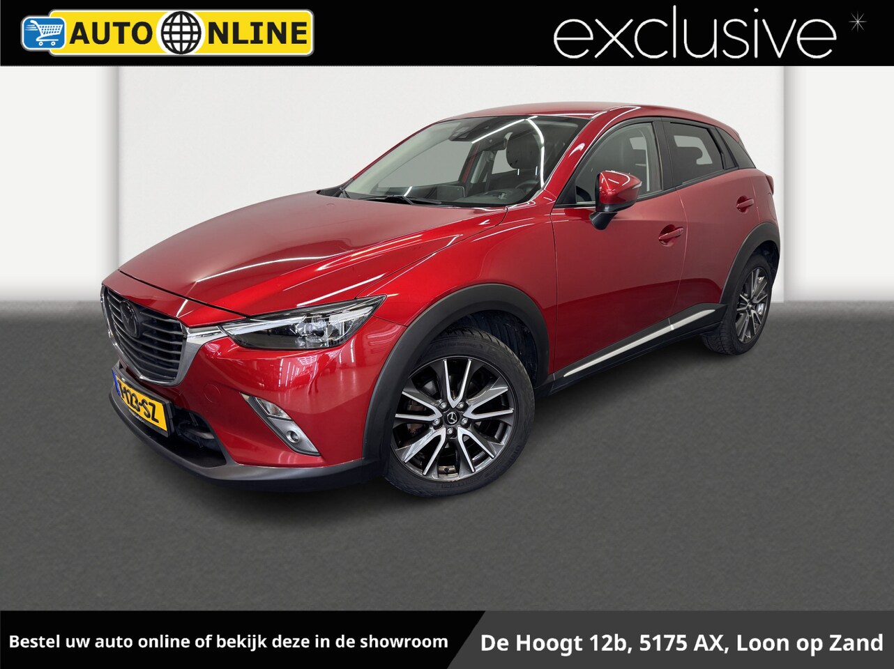 Mazda CX-3 - 2.0 SkyActiv-G 150 GT-M 4WD✅Automaat✅Stoelverwarming✅Apple Carplay✅Adaptive Cruise Control - AutoWereld.nl