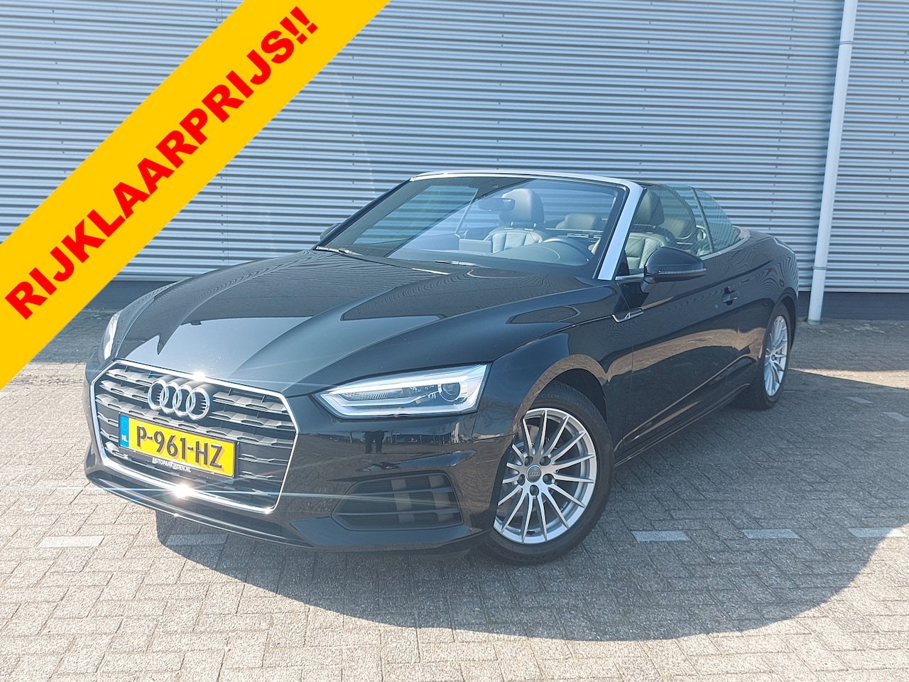 Audi A5 Cabriolet - 2.0 TFSI MHEV Pro Line Automaat, airco,navigatie,stoelverwarming,lederen bekleding,parkeer - AutoWereld.nl