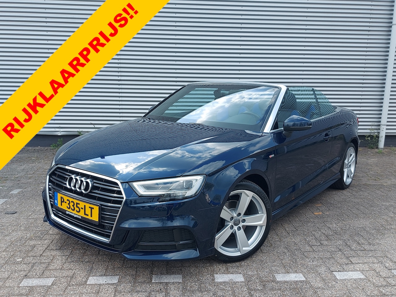 Audi A3 Cabriolet - 35 TFSI CoD Sport S Line Edition Automaat, airco,cruisecontrol,navigatie,achteruitrij came - AutoWereld.nl