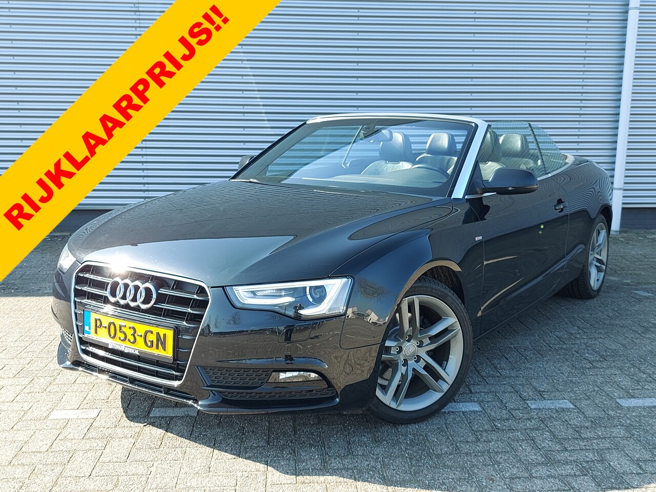 Audi A5 Cabriolet - 1.8 TFSI Pro Line S-line Automaat, Navigatie, stoelverwarming,parkeersensoren,xenon verlic - AutoWereld.nl