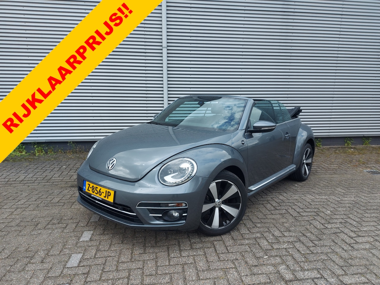 Volkswagen Beetle Cabriolet - 1.4 TSI Exclusive Series Automaat, aico,cruise,stoelverwarming,navigatie,parkeersensoren, - AutoWereld.nl