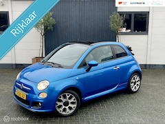 Fiat 500 C - 80pk TwinAir Turbo 500S|RIJKLAAR|USB|A-C|HALFLEER