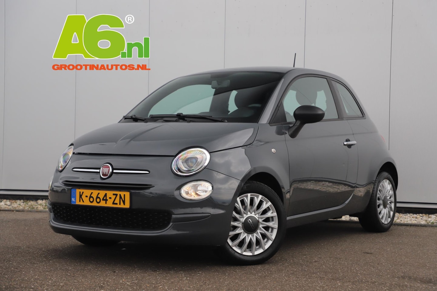 Fiat 500 - 1.0 Hybrid Cult 69PK Navigatie Airco Radio Bluetooth LMV PDC Zwarte Hemel - AutoWereld.nl