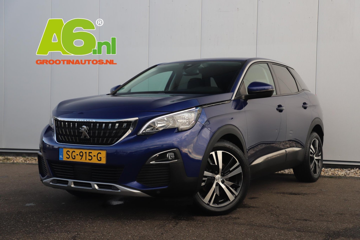 Peugeot 3008 - 1.6 e-THP Blue Lease Premium Automaat Navigatie Keyless Half Leder Cruise Lane Assist LMV - AutoWereld.nl