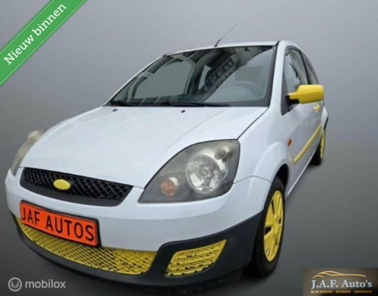 Ford Fiesta - 1.4 TDCi APK 8-2025 Zeer zuinig leder.. - AutoWereld.nl