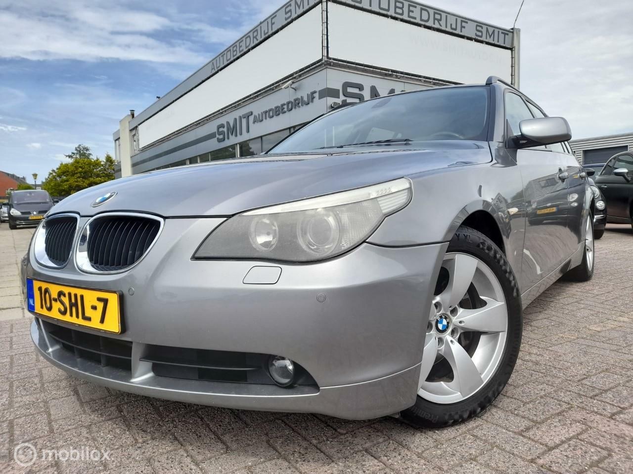 BMW 5-serie Touring - 525i High Executive Aut/Leder/Xenon/Nav - AutoWereld.nl