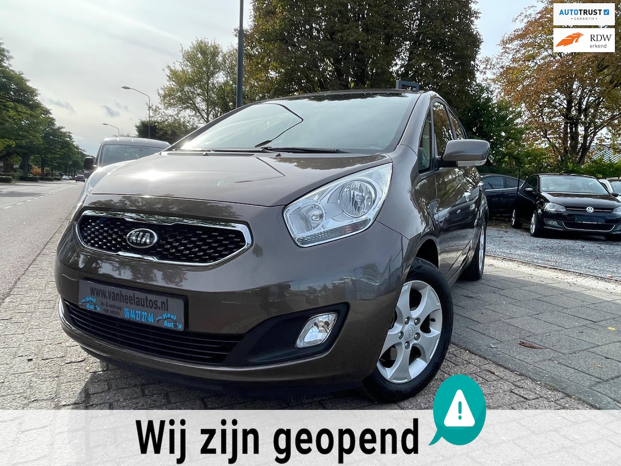 Kia Venga - 1.4 CVVT Clima Elek Pakket Lmv Pdc Key-less Stoelvrm - AutoWereld.nl