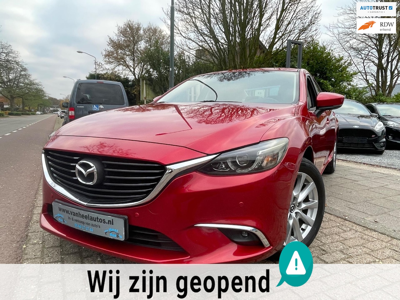 Mazda 6 - 2.0 SkyActiv-G Clima Elek Pakket Navi Leer Pdc Lmv - AutoWereld.nl