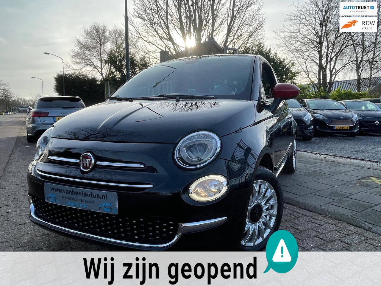 Fiat 500 - 1.2 Clima Elek Pakket Navi Lmv Pano Pdc - AutoWereld.nl