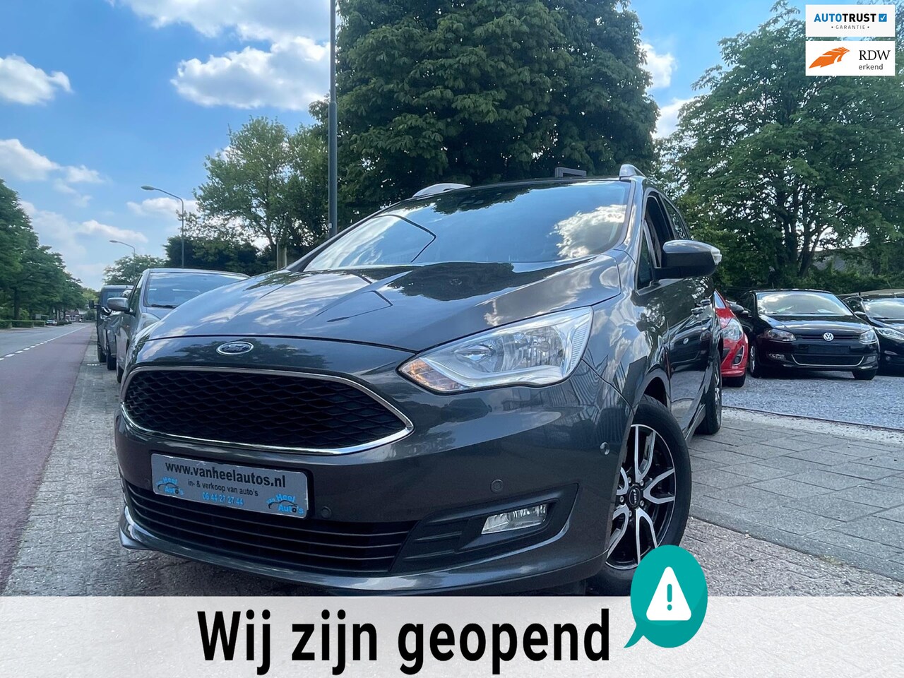 Ford Grand C-Max - 1.0 Titanium Clima Elek Pakket Lmv Cruise Pdc Nw Apk - AutoWereld.nl