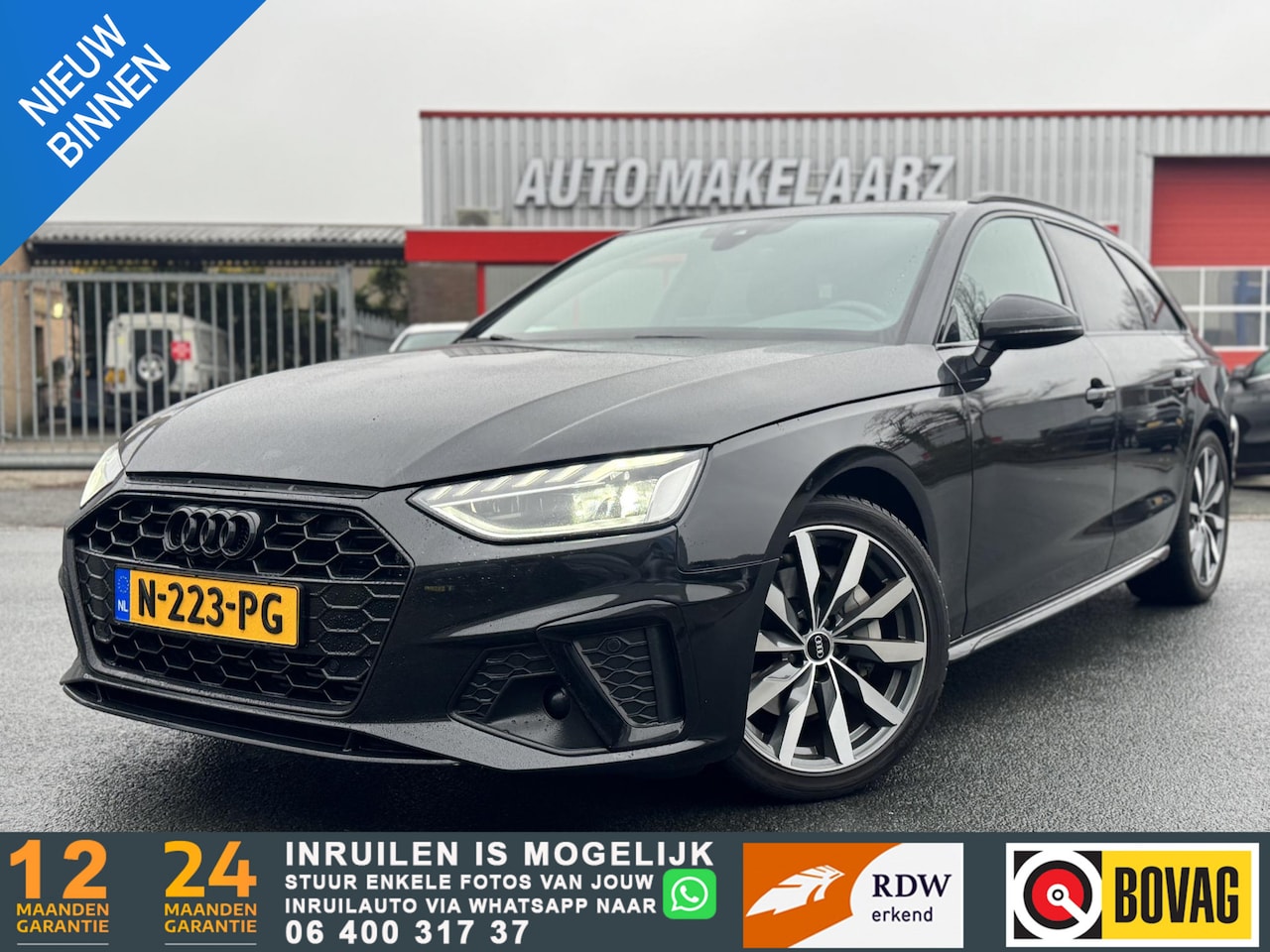 Audi A4 Avant - 40 TFSI S-line MATRIX B&O SFEER VIRTUAL ACC - AutoWereld.nl