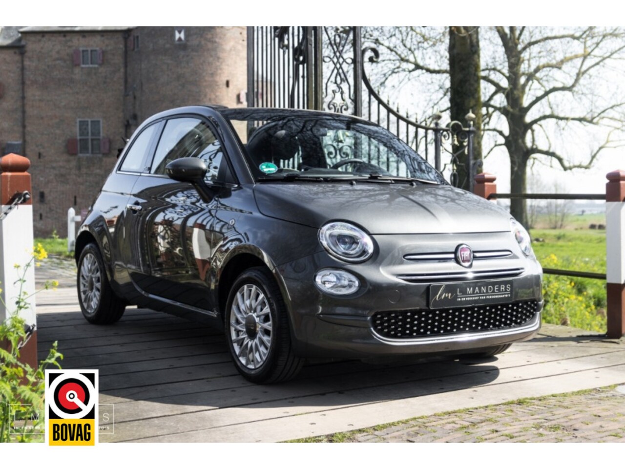 Fiat 500 C - 1.2 Young 2019 GRIJS | Cabrio | Apple CarPlay | PDC | LM - AutoWereld.nl