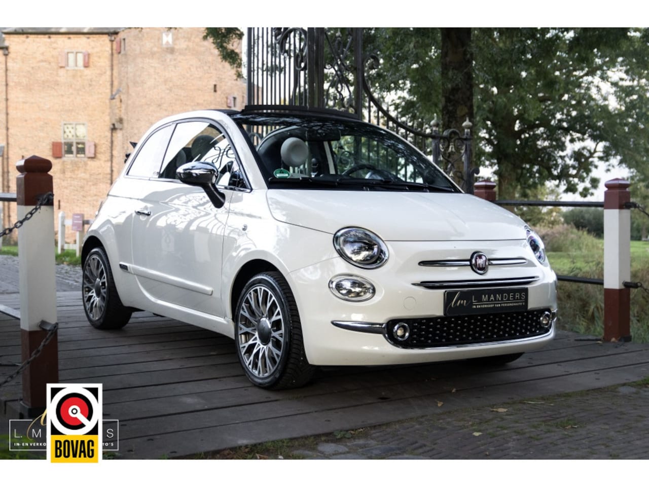 Fiat 500 C - 1.0 Hybrid Star 2020 WIT | Cabrio | Leder | Benzine - AutoWereld.nl