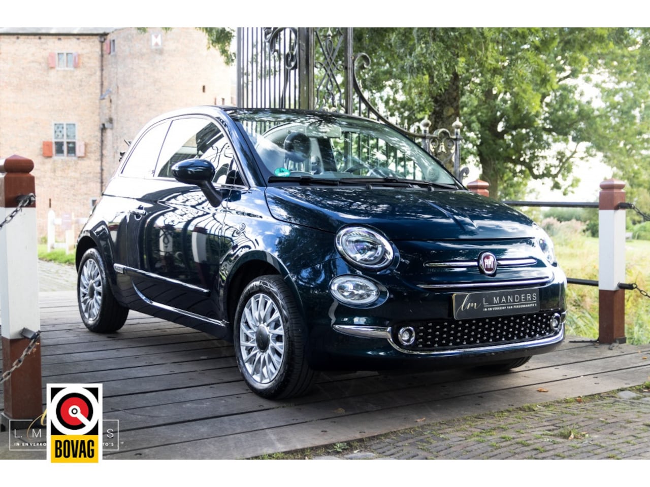 Fiat 500 C - 1.2 Lounge 2018 BLAUW | Cabrio | Nieuwe distributieriem - AutoWereld.nl