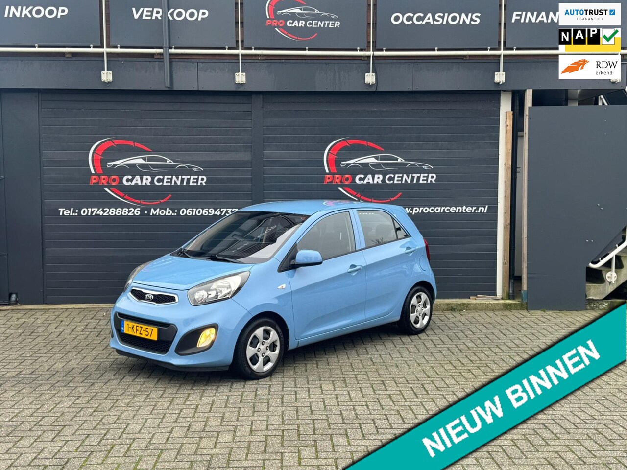 Kia Picanto - 1.0 CVVT ISG Comfort Pack AIRCO|EL.RAMEN|NAVI|1eEIGENAAR|NAP|APK - AutoWereld.nl