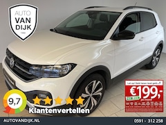 Volkswagen T-Cross - 1.0 TSI Life 95PK AIRCO NAVI CRUISE APPLE CARPLAY VELGEN MULTI STUUR SPORT INT PRIVACY GLA