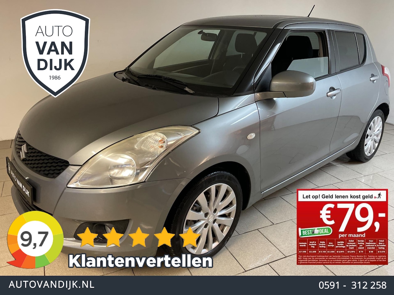 Suzuki Swift - 1.2 Comfort EASSS AIRCO ELEK RAMEN CENT VERG VELGEN ZEER NETTE AUTO - AutoWereld.nl