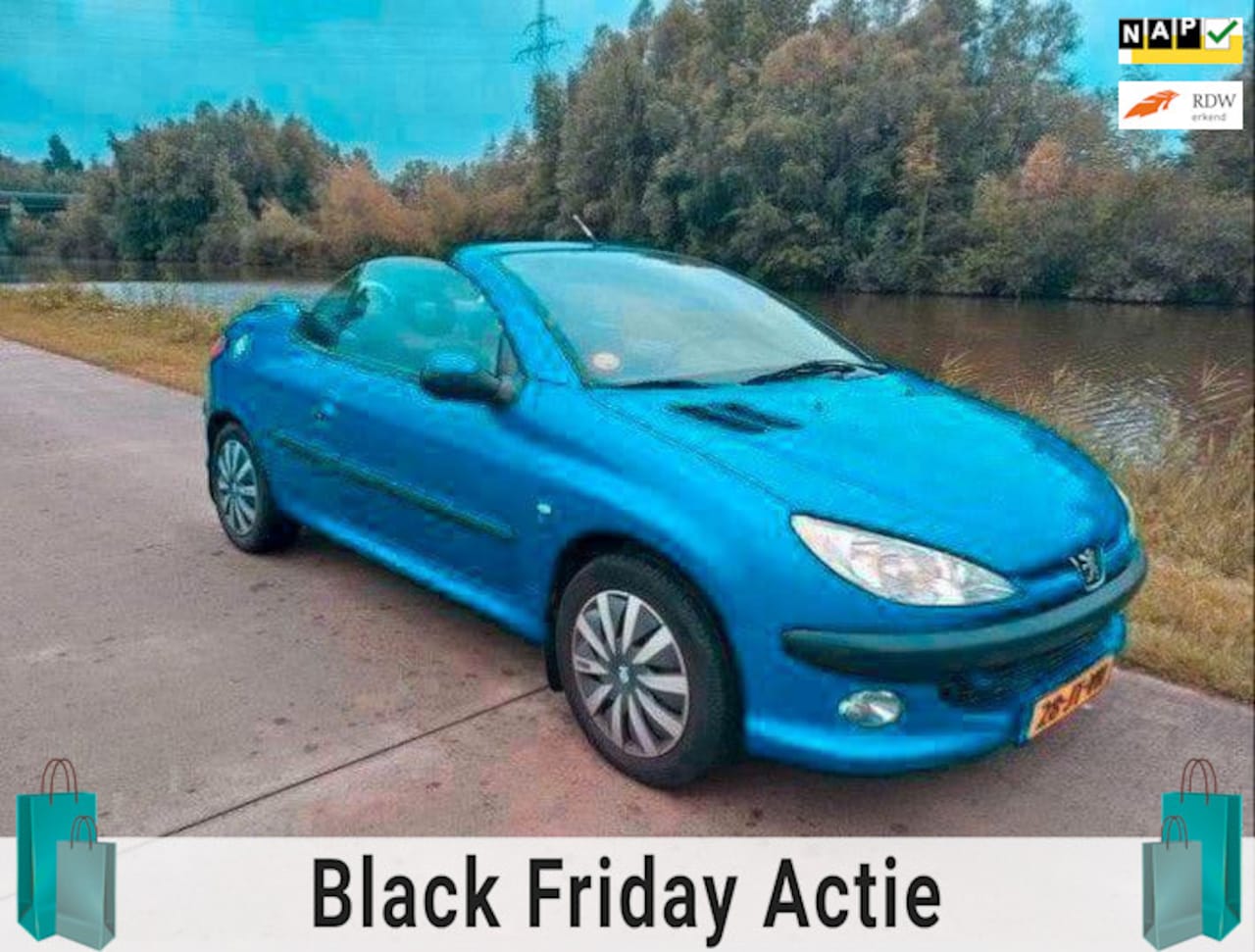 Peugeot 206 CC - 1.6-16V Cabrio,Inruil Koopje,Apk 05-04-2025 - AutoWereld.nl