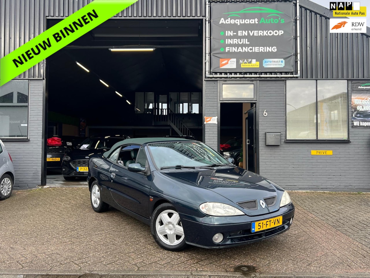 Renault Mégane Cabrio - 1.6-16V Kaleido APK|Elek.Ram|Airco|NAP - AutoWereld.nl