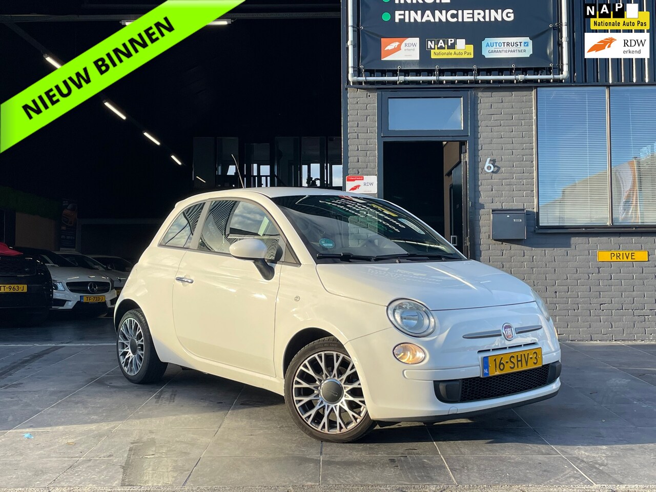 Fiat 500 - 0.9 TwinAir|2e Eig|Airco|Elek. Ramen|NAP|APK - AutoWereld.nl