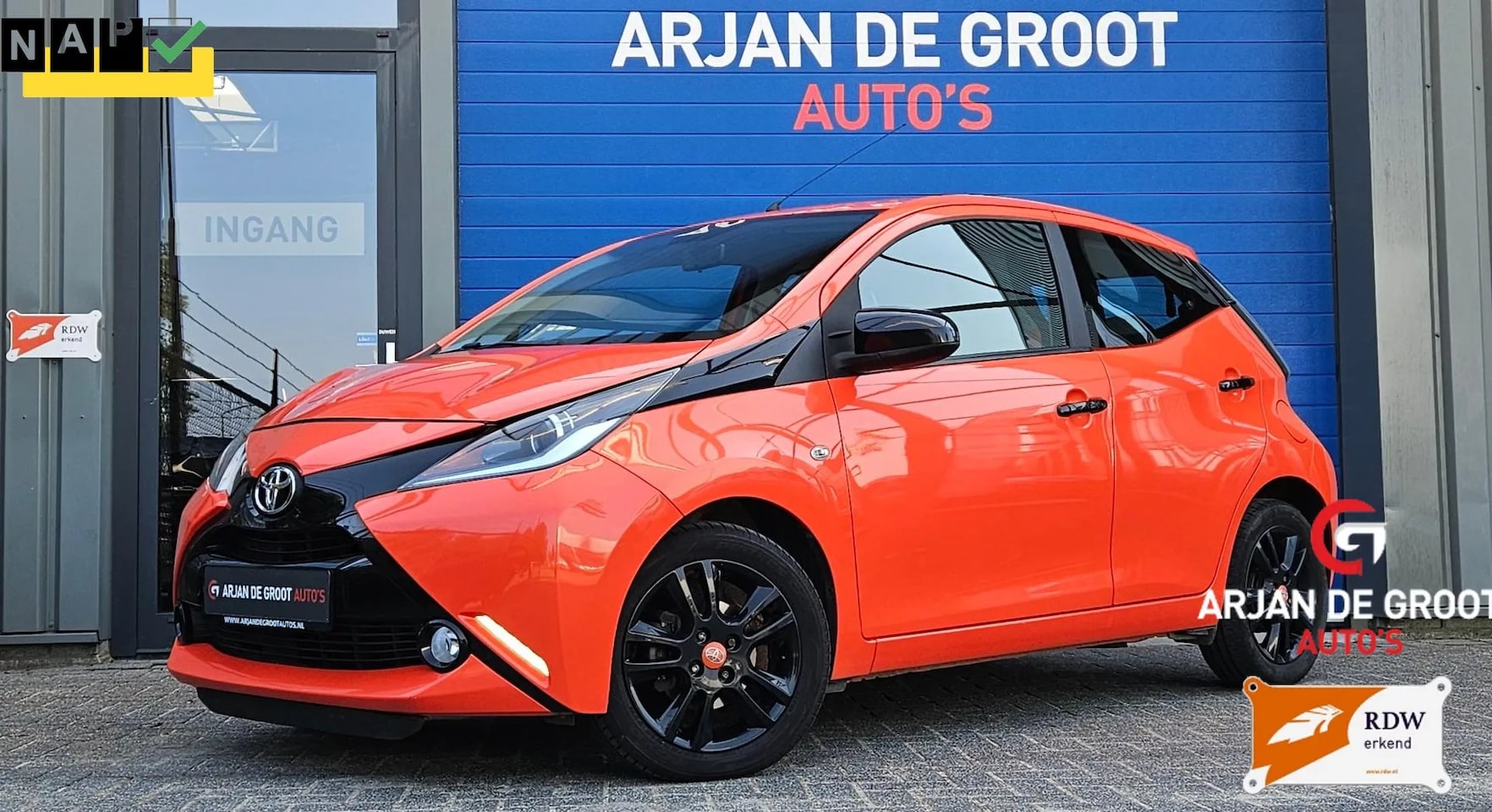 Toyota Aygo - 1.0 VVT-i AUTOMAAT Clima Keyles Camera LM velgen - AutoWereld.nl