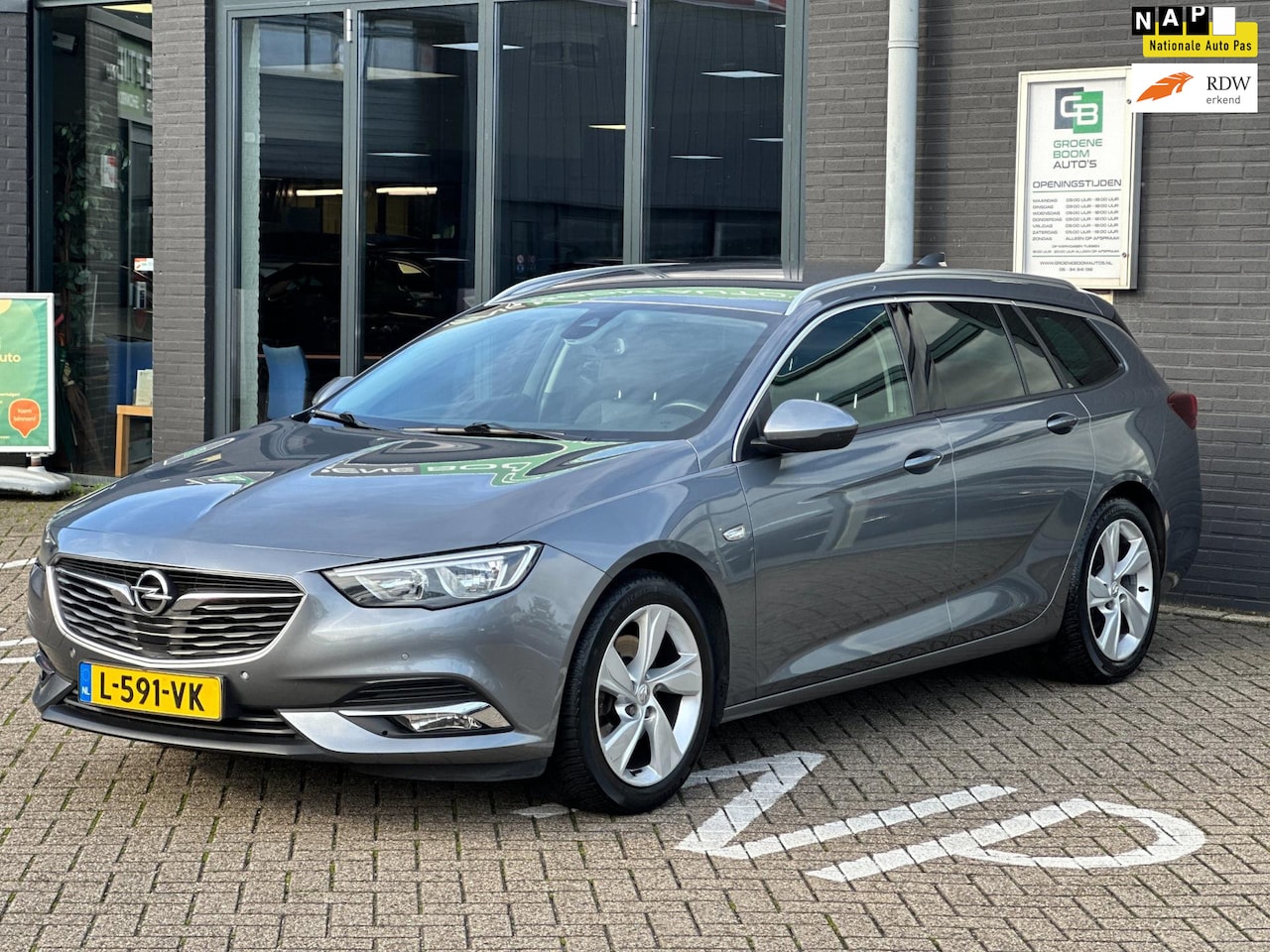 Opel Insignia Sports Tourer - 1.5 Turbo Exclusive/CAMERA/NAVI/LEDER/AUTOMAAT/NETTE STAAT!! - AutoWereld.nl