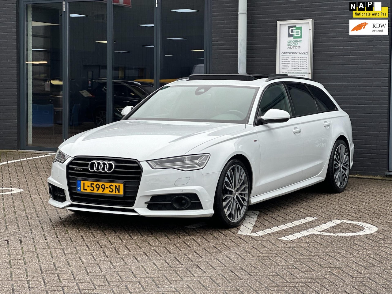 Audi A6 Avant - 3.0 TDI quattro Premium Edition/LED/PANO-DAK/NAVI/LEDER/NETTE STAAT!! - AutoWereld.nl