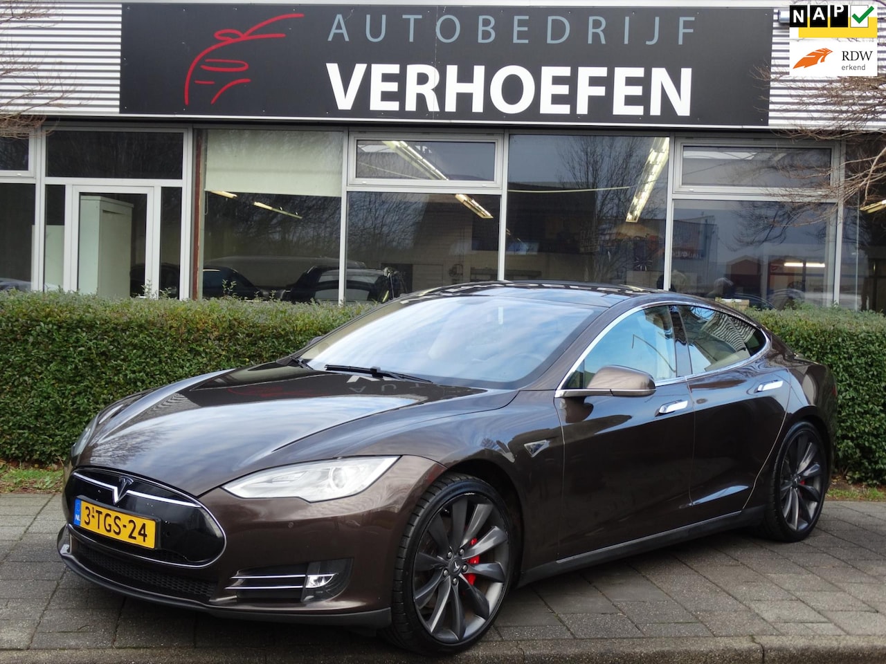 Tesla Model S - 85 Signature Performance - FREE SUPERCHARGE - STOEL VERW - CLIMATE / CRUISE CONTR! - AutoWereld.nl