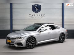 Volkswagen Arteon - 2.0 TSI 3x R-line LED/VIRTUAL/PANO/LEER+S.VERWARMING+MASSAGE/KEYLESS/20" LMV/360 CAM/LINE/