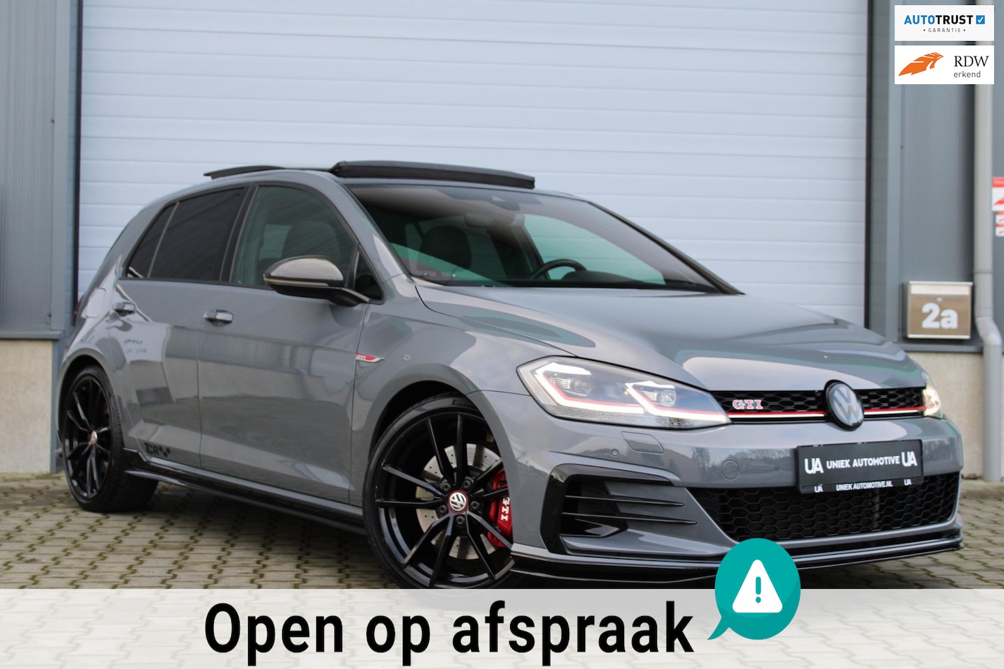 Volkswagen Golf - 2.0 TSI GTI TCR | 290PK | PANO | CAMERA | VIRTUAL | PURE GREY | DYNAUDIO|19" PRETORIA | ZE - AutoWereld.nl