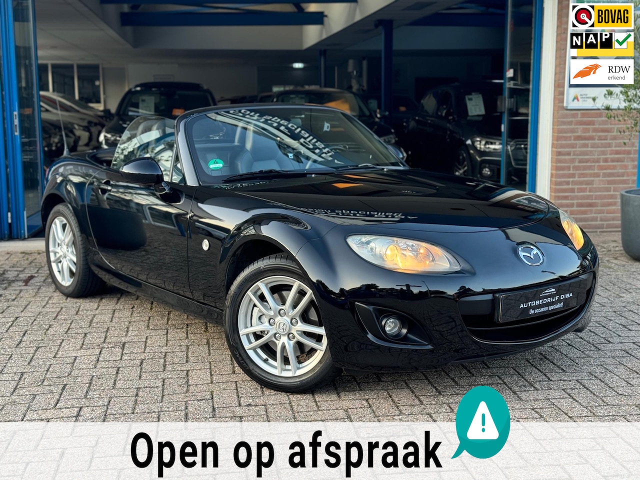 Mazda MX-5 - 1.8 TS 2011 Zwart CLIMA Stoelverwarming NAP Uniek - AutoWereld.nl