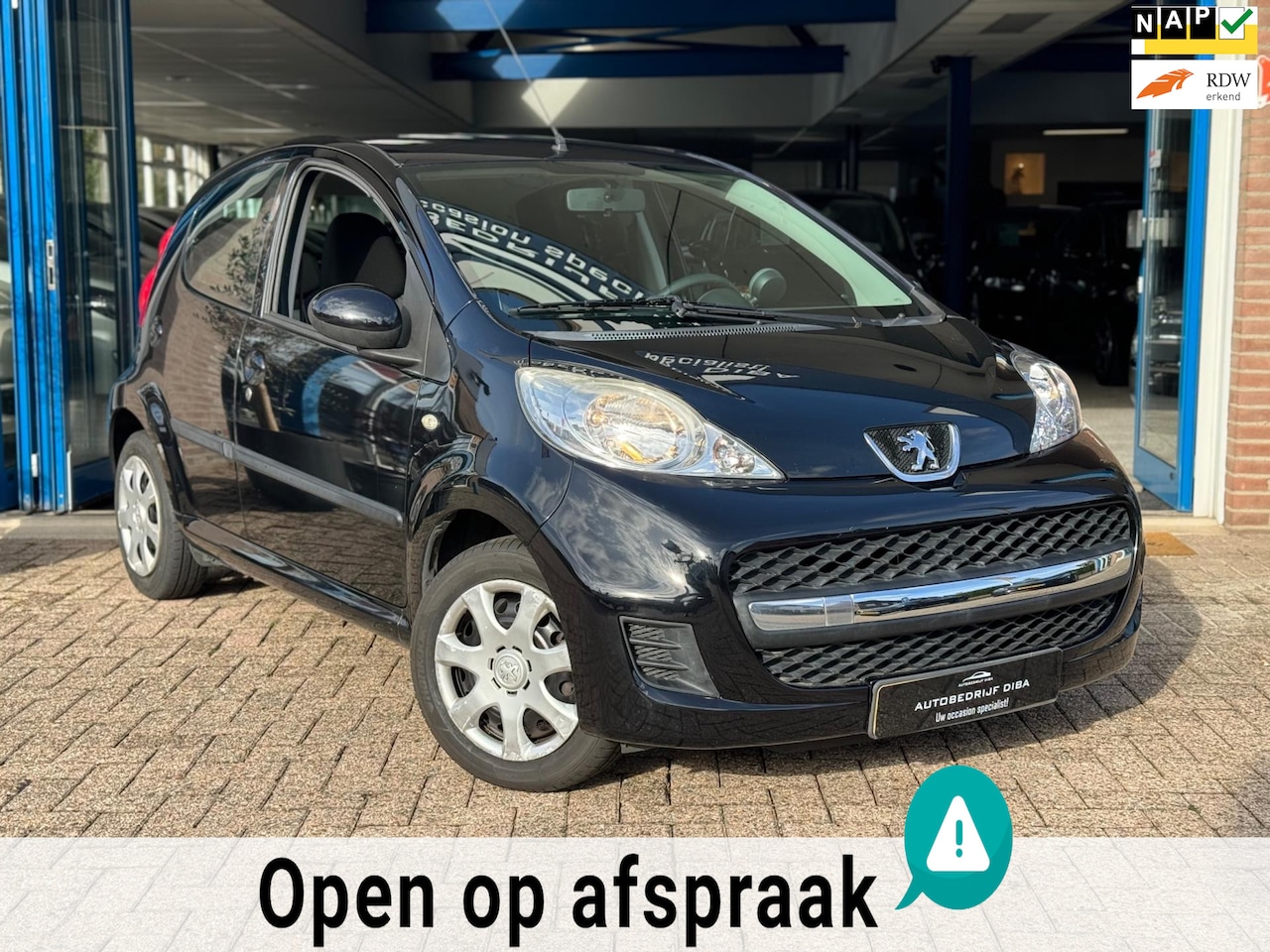 Peugeot 107 - 1.0-12V XS 2010 Zwart 5drs AIRCO Elektr NAP! - AutoWereld.nl