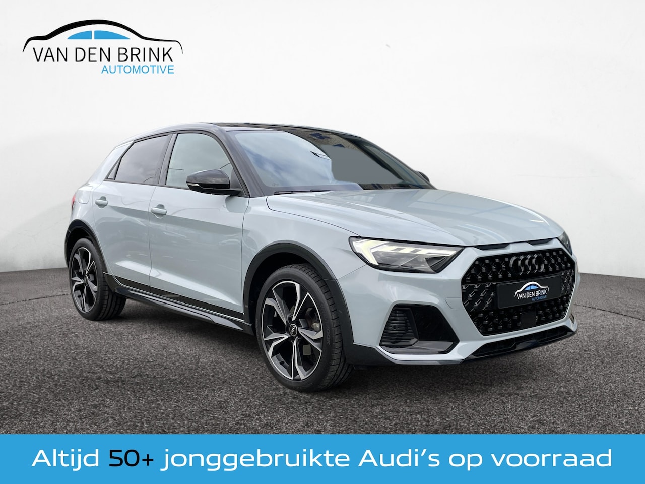 Audi A1 allstreet - 30 TFSI S-line Black Ed. Pijl grijs - AutoWereld.nl