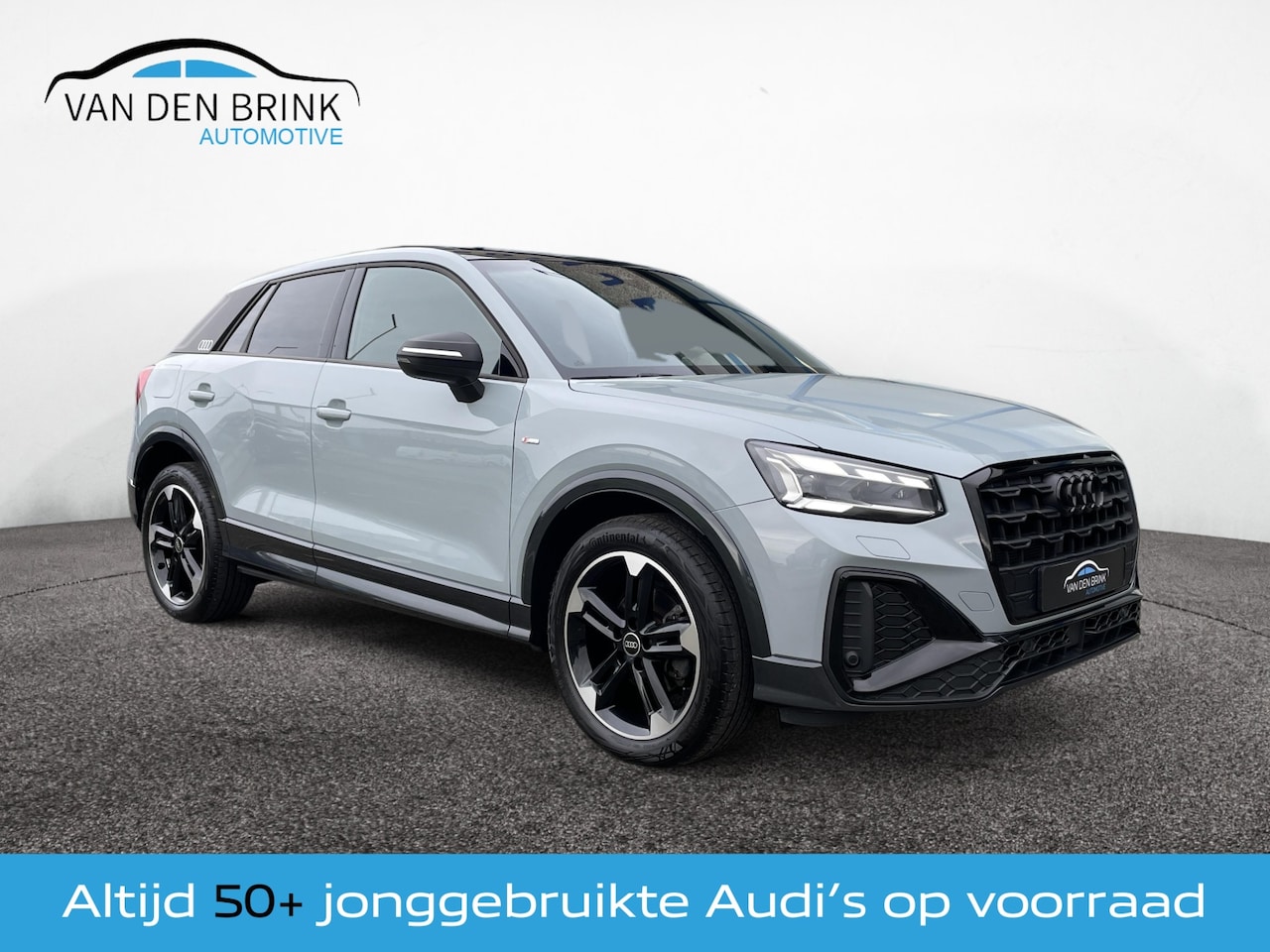 Audi Q2 - 35 TFSI S-line Matrix Pano Sonos Pijl grijs - AutoWereld.nl