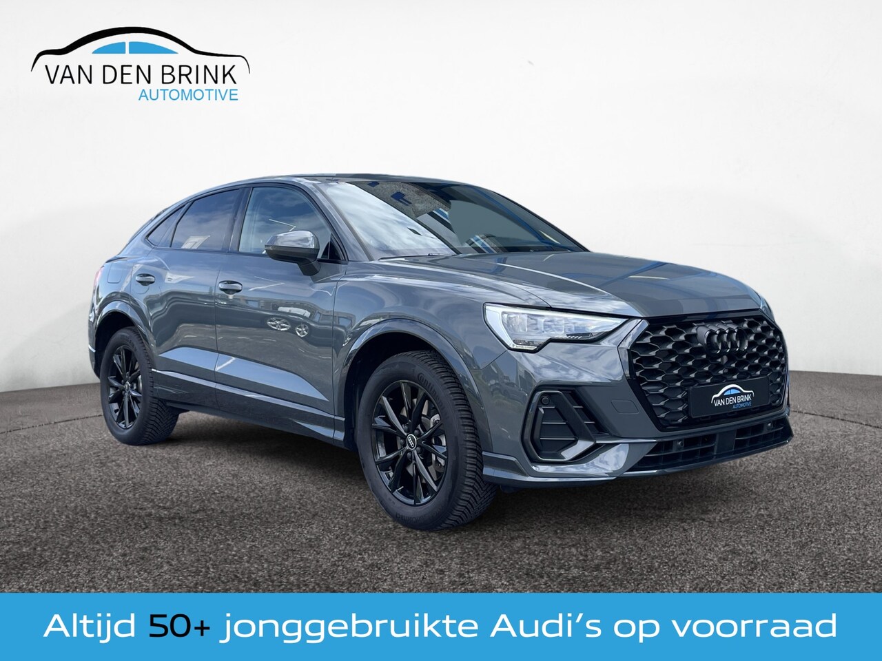 Audi Q3 Sportback - 45 TFSI e 245 pk Black Ed. Nano grey - AutoWereld.nl