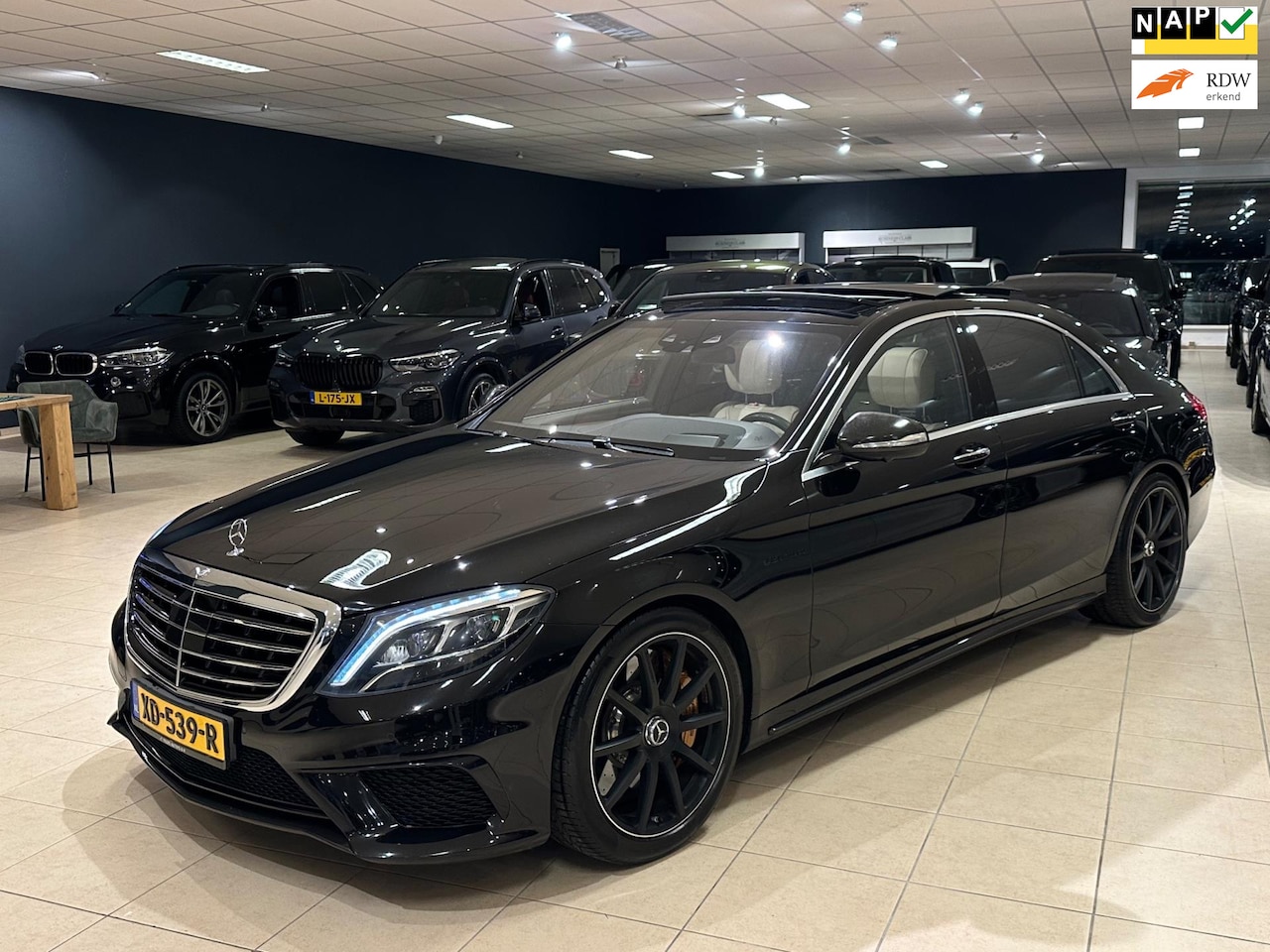 Mercedes-Benz S-klasse - S63 AMG V8 BITURBO 4Matic Lang Keramisch Carbon Pakket BOMVOLL - AutoWereld.nl