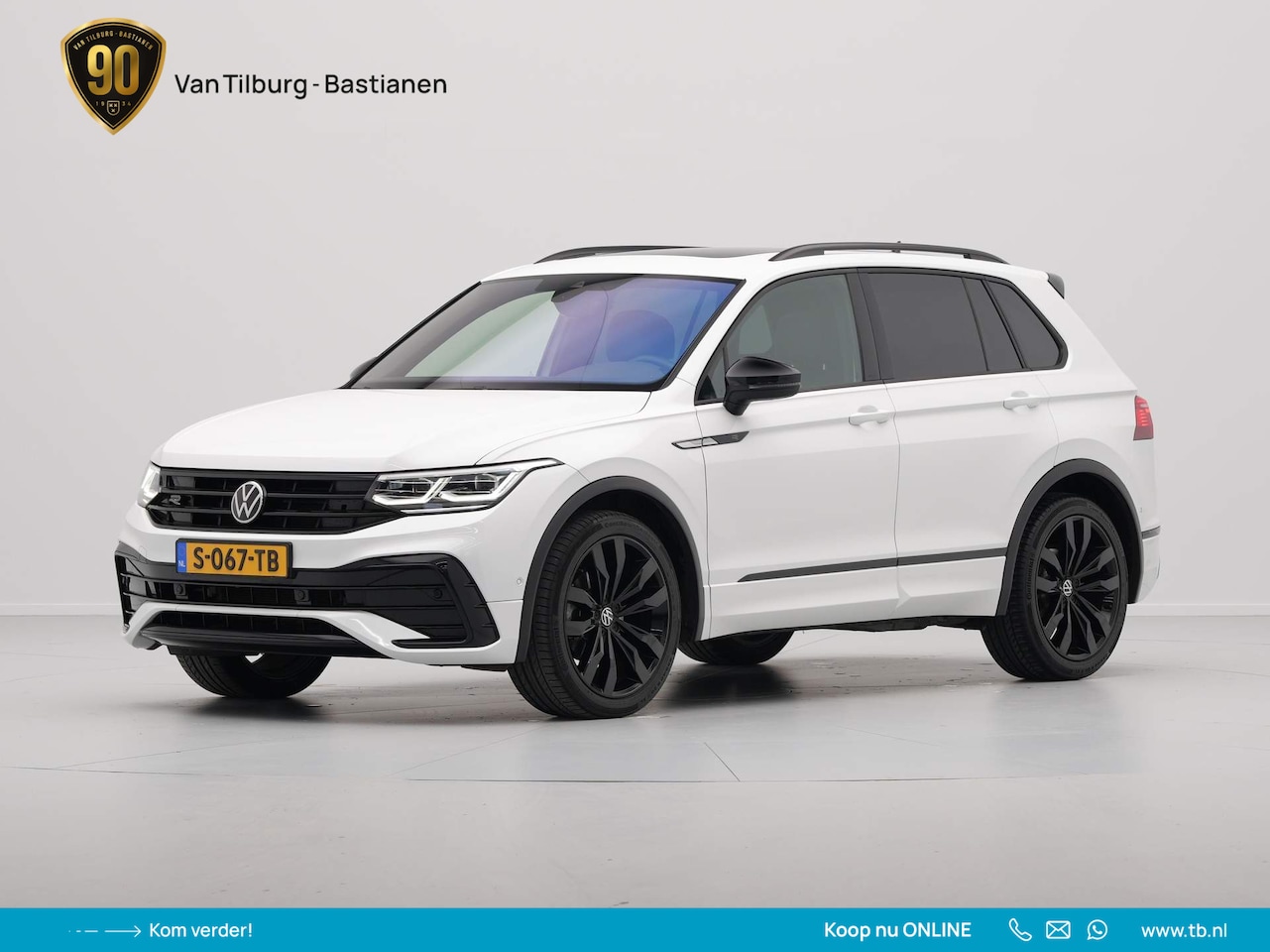 Volkswagen Tiguan - 1.5 TSI 150pk DSG R-Line Blackstyle Panorama Leder Harman Kardon Side Assist - AutoWereld.nl