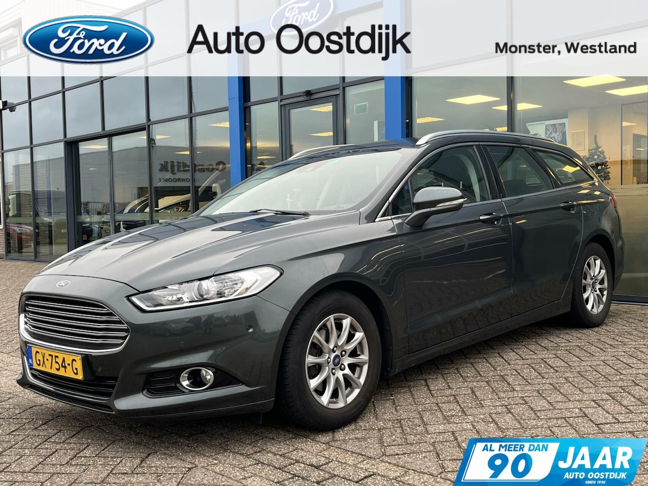 Ford Mondeo Wagon - 1.5 Titanium 160PK Distributieriem is Verv. Trekhaak Cruise Navi Climate Voorruitverwarmin - AutoWereld.nl