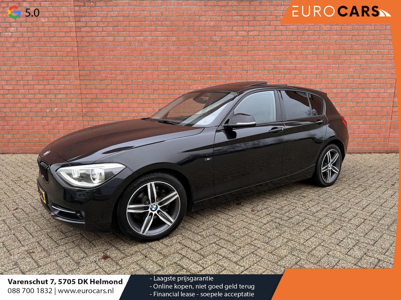 BMW 1-serie - 116i Sportline Aut. Navigatie Schuifdak Parkeersensoren achter Cruise Controle Stoelverwar - AutoWereld.nl