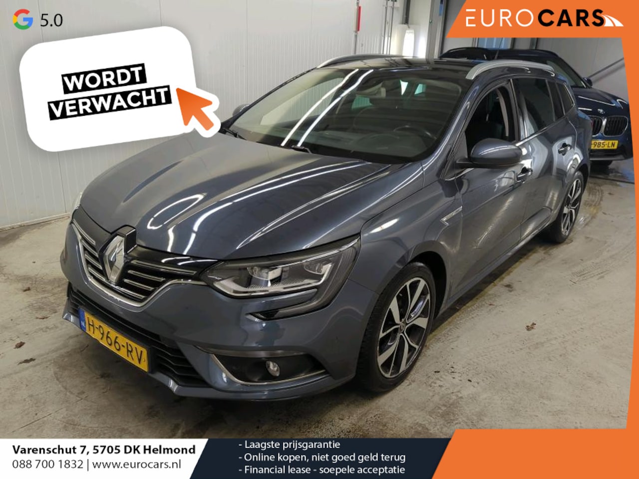 Renault Mégane Estate - 1.3 TCe Bose Panoramdak Trekhaak Navigatie Parkeersensoren Camera Cruise Control Bose Audi - AutoWereld.nl