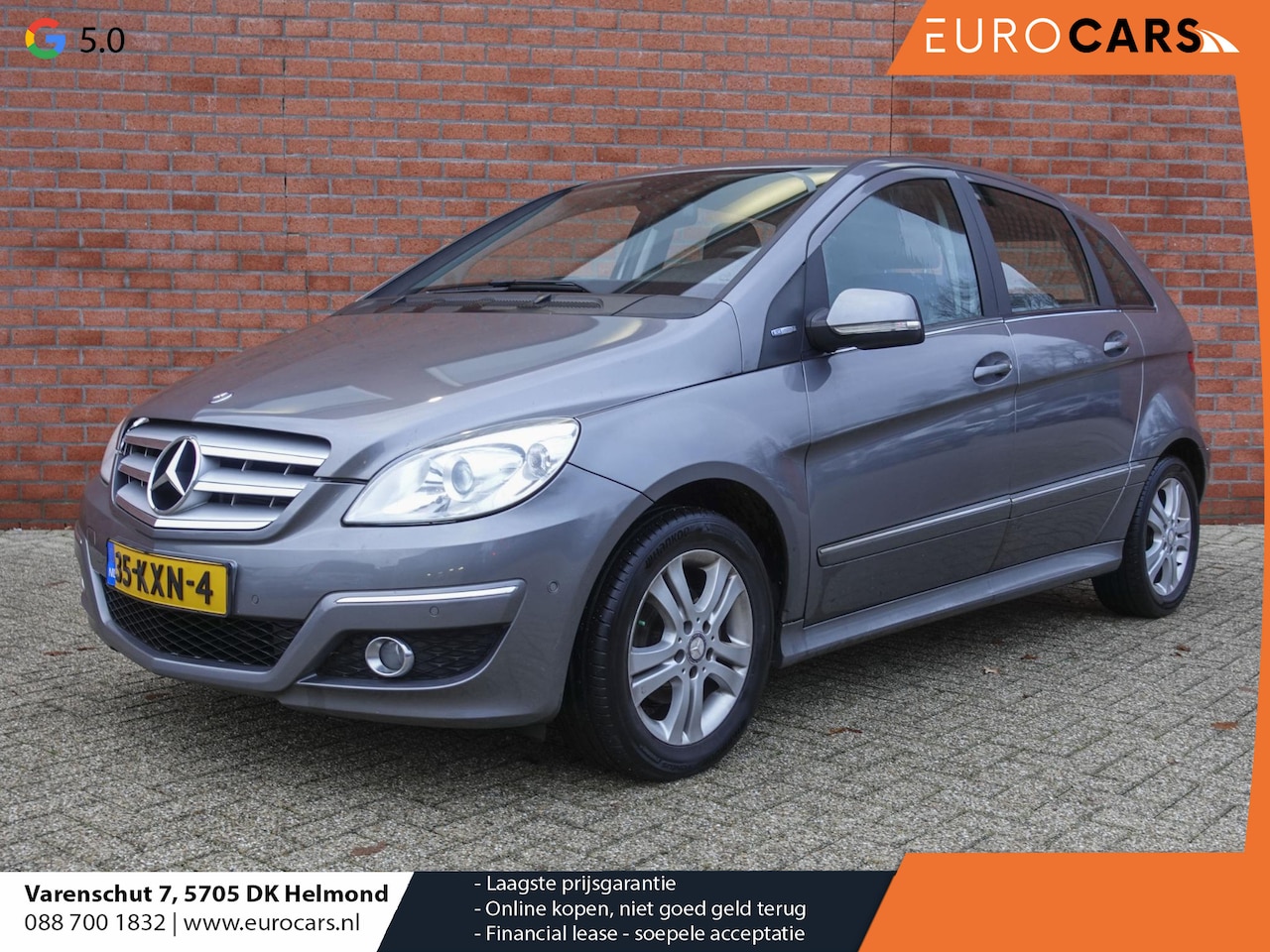 Mercedes-Benz B-klasse - 160 BlueEFFICIENCY Business Class Airco Parkeersensoren Licht metalen velgen etc. - AutoWereld.nl