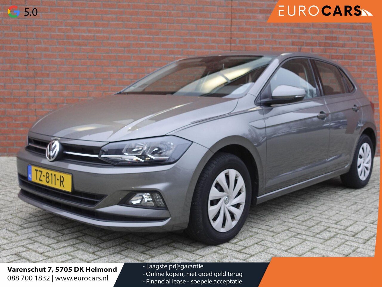 Volkswagen Polo - 1.0 TSI DSG-7 Aut. Comfortline Business Airco ECC Navi Carplay PDC VA Keyless - AutoWereld.nl