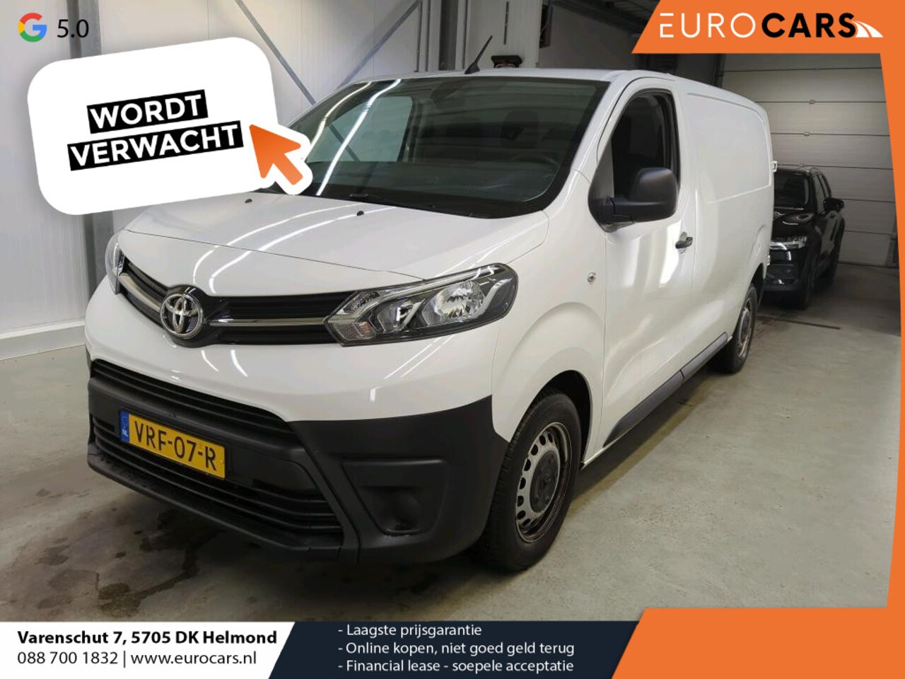 Toyota ProAce Worker - 2.0 D-4D Live Airco Cruise Control Carplay Navi 3-Zits 145 PK! - AutoWereld.nl