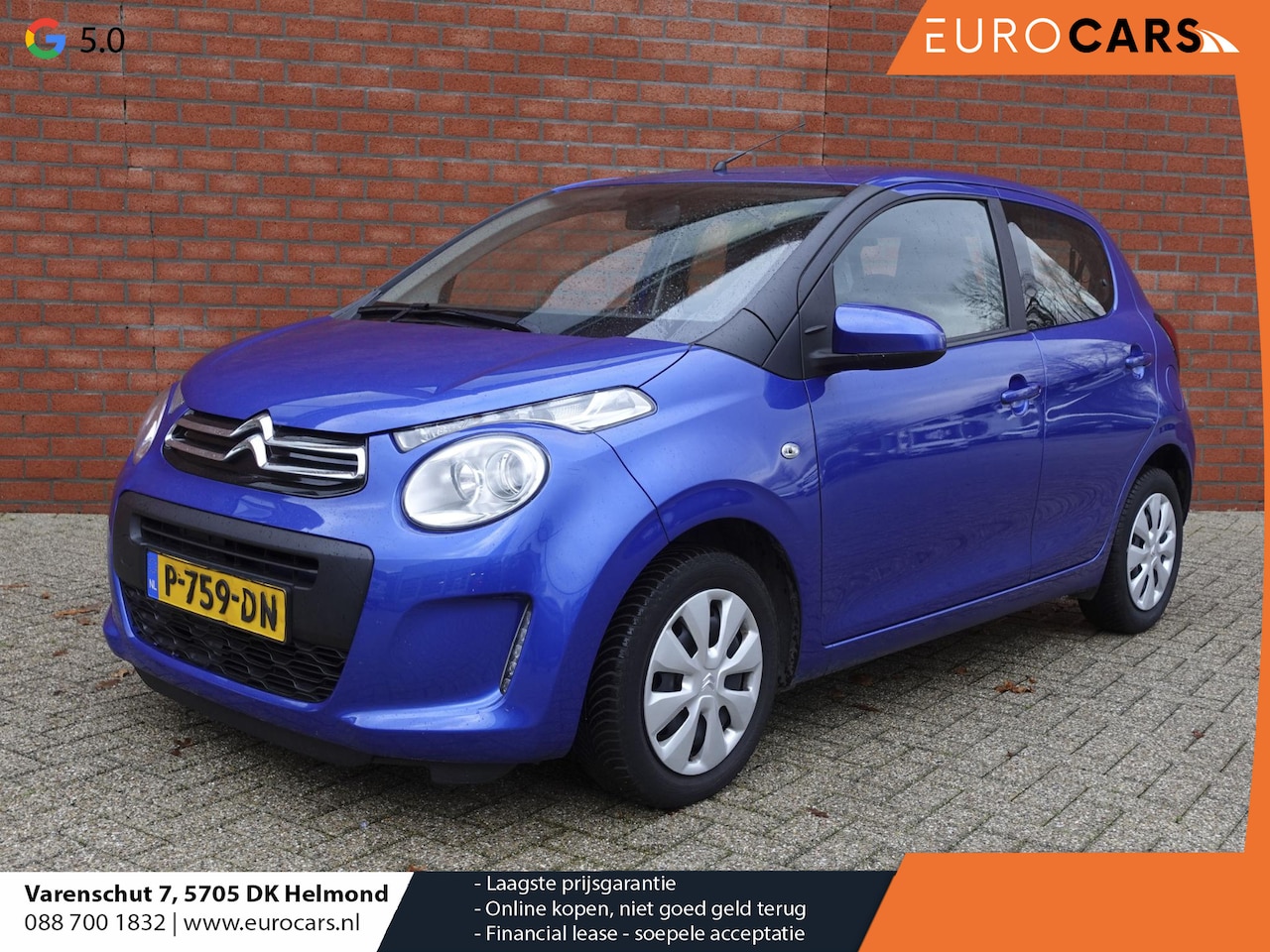 Citroën C1 - 1.0 VTi Feel Airco Carplay Navi Camera 5-DRS - AutoWereld.nl