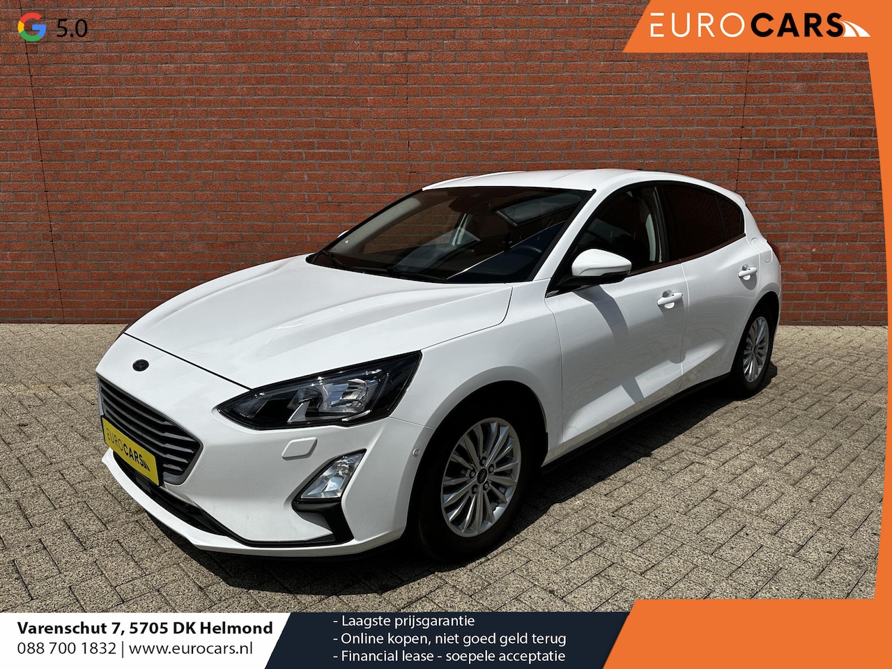 Ford Focus - 1.0 EcoBoost 125pk MHEV Titanium Navigatie Apple Carplay/Android Auto Parkeersensoren Came - AutoWereld.nl